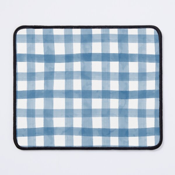 Item preview, Indigo Blue Watercolor Gingham Plaid Check Seamless Pattern designed and sold by owliedesign.