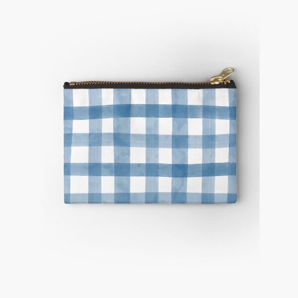 Item preview, Indigo Blue Watercolor Gingham Plaid Check Seamless Pattern designed and sold by owliedesign.