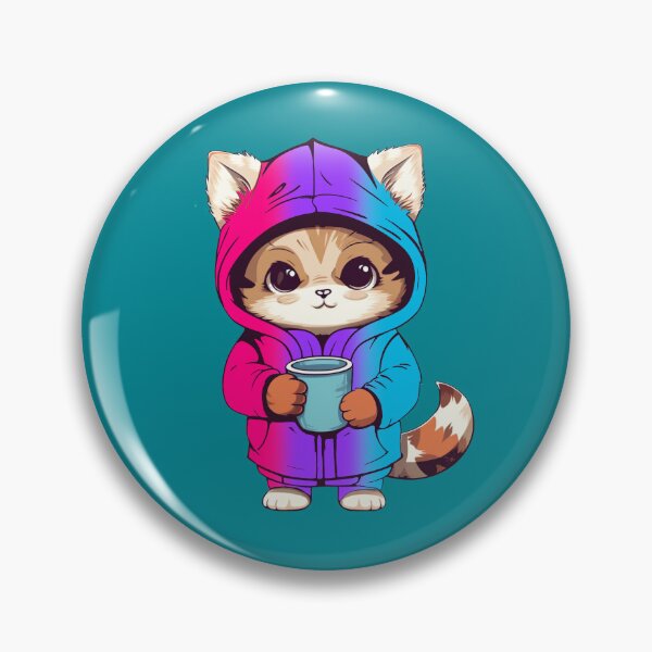 Item preview, Cute Androgynous Pride Flag Cat, Subtle androgynous Kawaii Cat Design designed and sold by Travelslightly.