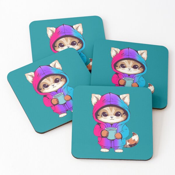 Item preview, Cute Androgynous Pride Flag Cat, Subtle androgynous Kawaii Cat Design designed and sold by Travelslightly.