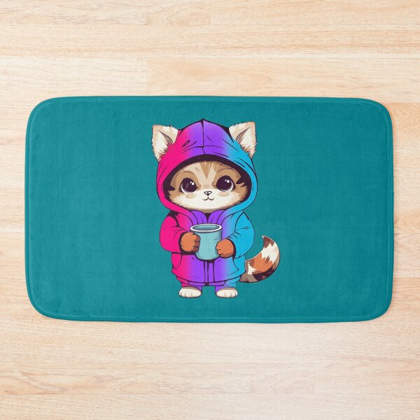 Item preview, Cute Androgynous Pride Flag Cat, Subtle androgynous Kawaii Cat Design designed and sold by Travelslightly.