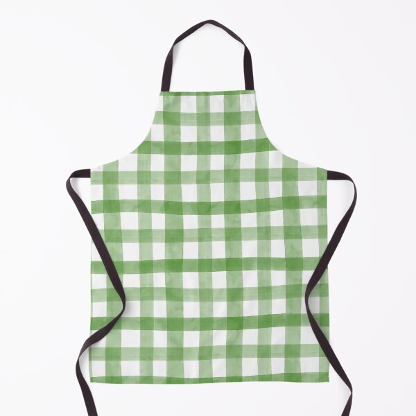 Item preview, Olive Green Watercolor Gingham Plaid Check Seamless Pattern designed and sold by owliedesign.