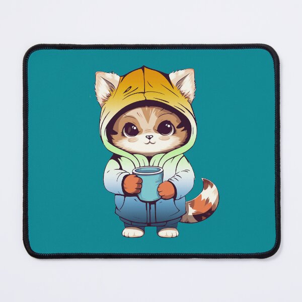 Item preview, Cute AroAce Agender Pride Flag Cat, Subtle AroAce Agender Kawaii Cat Design designed and sold by Travelslightly.