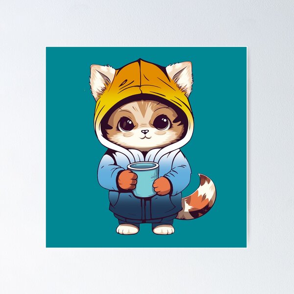 Item preview, Cute AroAce Pride Flag Cat, Subtle AroAce Kawaii Cat Design designed and sold by Travelslightly.
