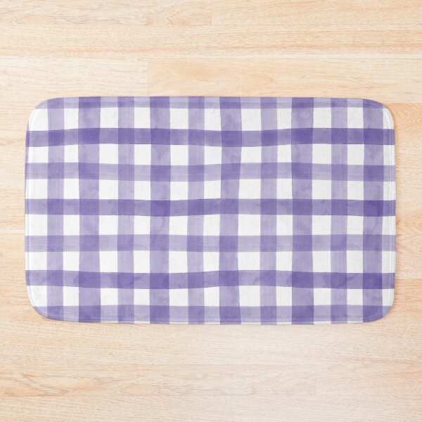 Item preview, Iris Purple Watercolor Gingham Plaid Check Seamless Pattern designed and sold by owliedesign.