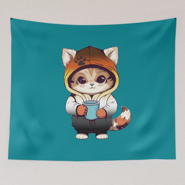 Item preview, Cute Bear Pride Flag Cat, Subtle Bear Pride Kawaii Cat Design designed and sold by Travelslightly.