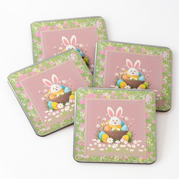 Item preview, Copy of Easter Eggs in A Nest- happy Easter designed and sold by Modern-Tropical.