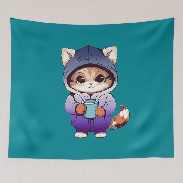 Item preview, Cute Butch Pride Flag Cat, Subtle Butch Kawaii Cat Design designed and sold by Travelslightly.