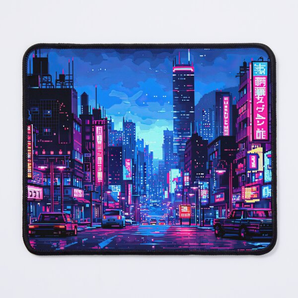 Item preview, neon night city streets designed and sold by ururuty.
