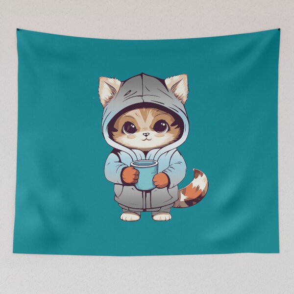 Item preview, Cute Demiboy Pride Flag Cat, Subtle Demiboy Kawaii Cat Design designed and sold by Travelslightly.