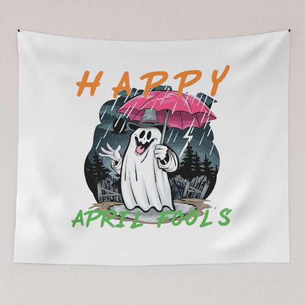 Item preview, Spooky Specter's Rainy Ruse - April Fool's Day Trickster designed and sold by FebricFusion.