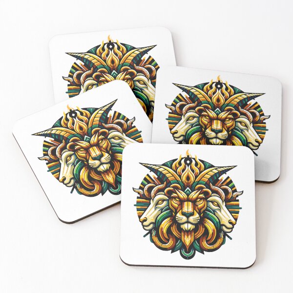 Item preview, Mystical Chimera Fire Art: Vibrant Beast Design designed and sold by Amanda-S-Olsen.