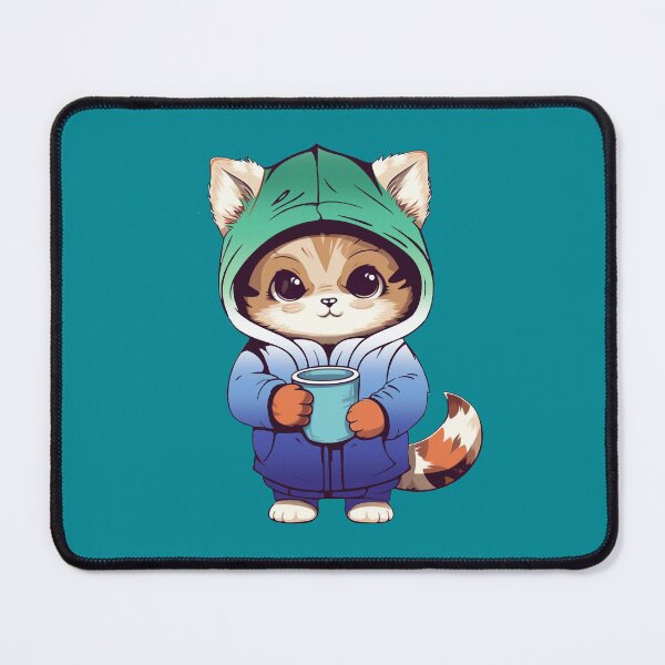Item preview, Cute Gay MLM Pride Flag Cat, Subtle MLM Kawaii Cat Design designed and sold by Travelslightly.