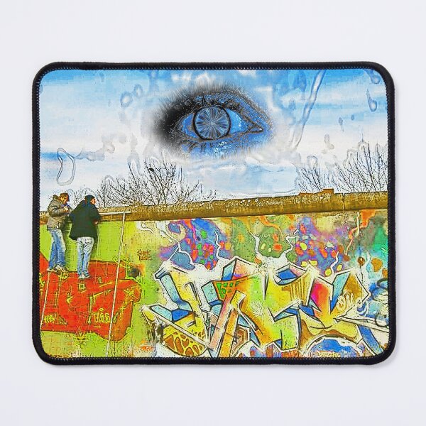 Item preview, OverTheEdgeEye-Blue designed and sold by Klaus Bremner (Autotelic Art).