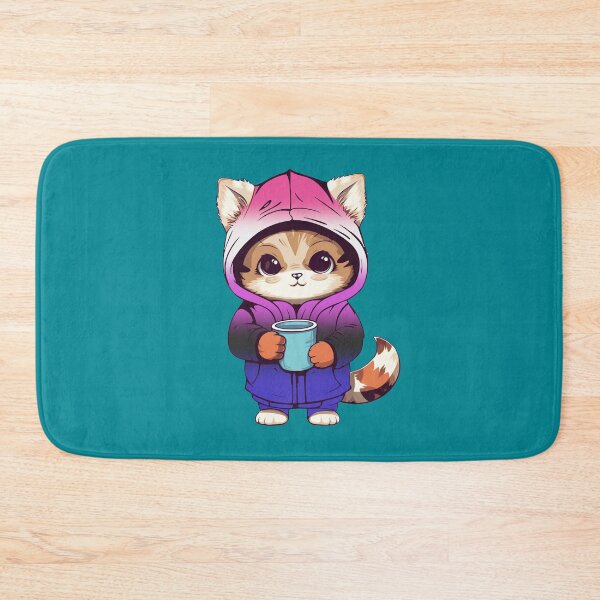 Item preview, Cute Genderfluid Pride Flag Cat, Subtle Genderfluid Kawaii Cat Design designed and sold by Travelslightly.