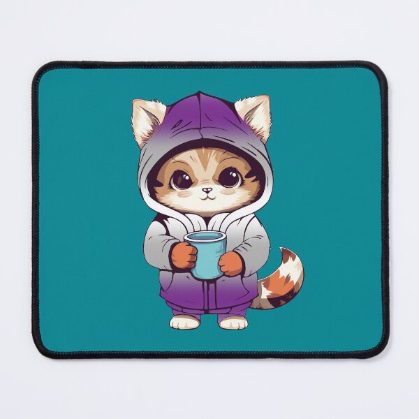 Item preview, Cute Graysexual Pride Flag Cat, Subtle Greysexual Kawaii Cat Design designed and sold by Travelslightly.