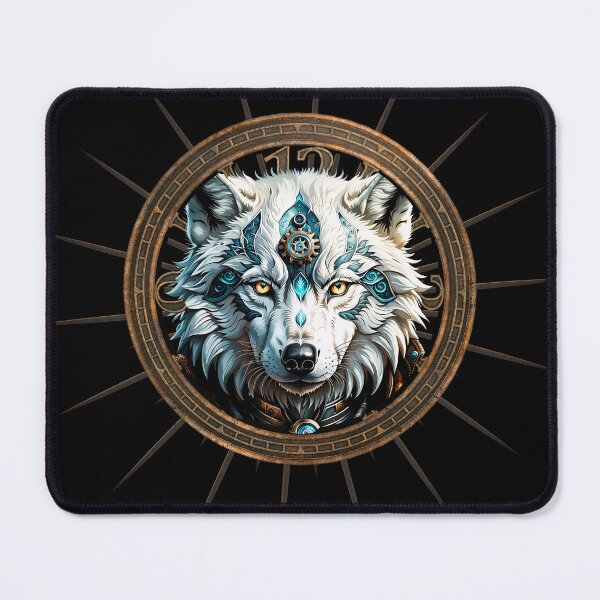Item preview, Stunning  white steampunk wolf designed and sold by nicky2342.