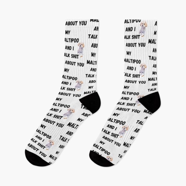 Item preview, My Maltipoo and I Talk $hit designed and sold by Fredster1966.