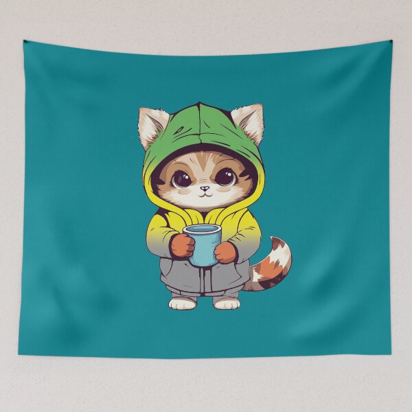 Item preview, Cute Lithromantic Pride Flag Cat, Subtle Lithromantic Kawaii Cat Design designed and sold by Travelslightly.