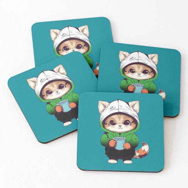 Item preview, Cute Neutrois Pride Flag Cat, Subtle Neutrois Kawaii Cat Design designed and sold by Travelslightly.