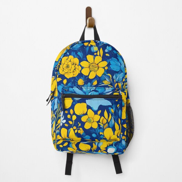 Item preview, Tranquil Blue and Yellow Flower Bouquet designed and sold by Tom-Johnson.