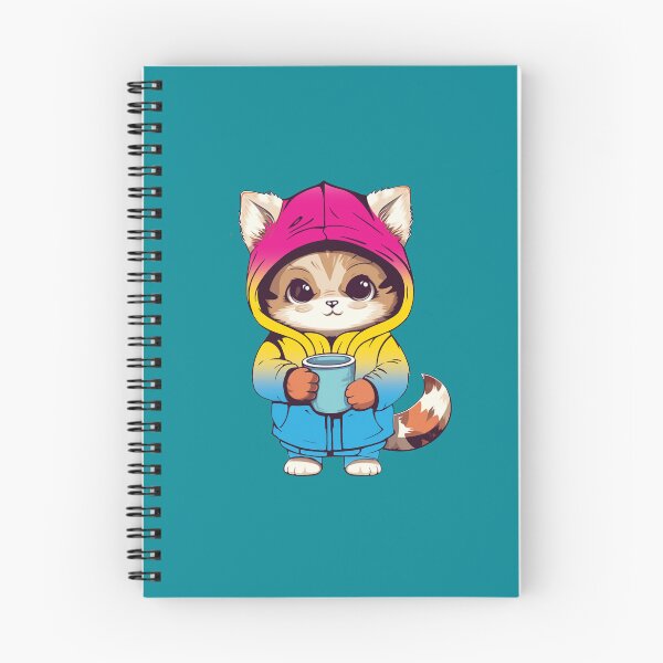 Item preview, Cute Pansexual Pride Flag Cat, Subtle Pansexual Kawaii Cat Design designed and sold by Travelslightly.