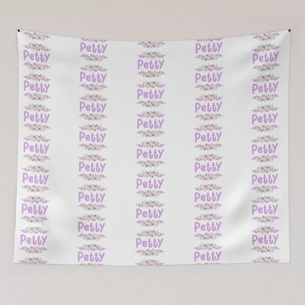 Item preview, Purple Flower Petty Name Label designed and sold by NormadWorld.