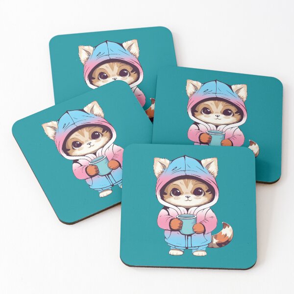 Item preview, Cute Transgender Pride Flag Cat, Subtle Trans Kawaii Cat Design designed and sold by Travelslightly.