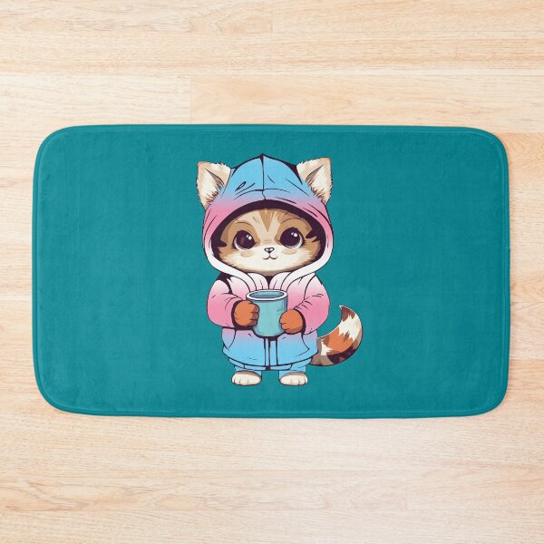 Item preview, Cute Transgender Pride Flag Cat, Subtle Trans Kawaii Cat Design designed and sold by Travelslightly.