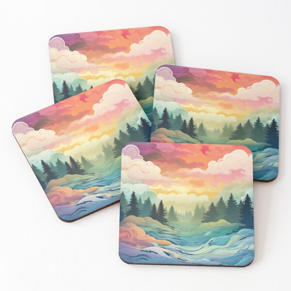 Item preview, Abstract Nature Landscape Pattern designed and sold by NicolasGlowArt.