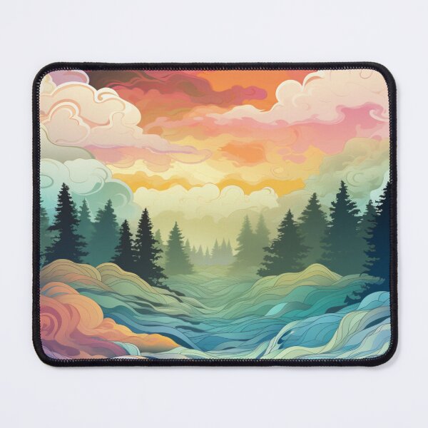 Item preview, Abstract Nature Landscape Pattern designed and sold by NicolasGlowArt.