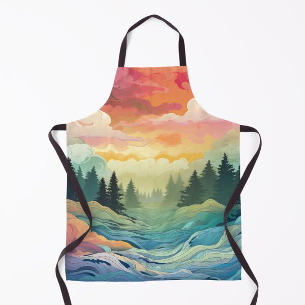 Item preview, Abstract Nature Landscape Pattern designed and sold by NicolasGlowArt.