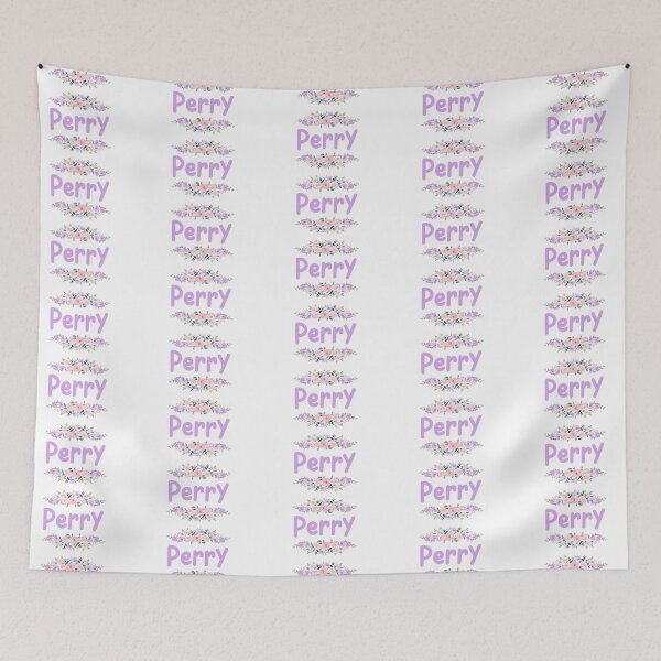 Item preview, Purple Flower Perry Name Label designed and sold by NormadWorld.