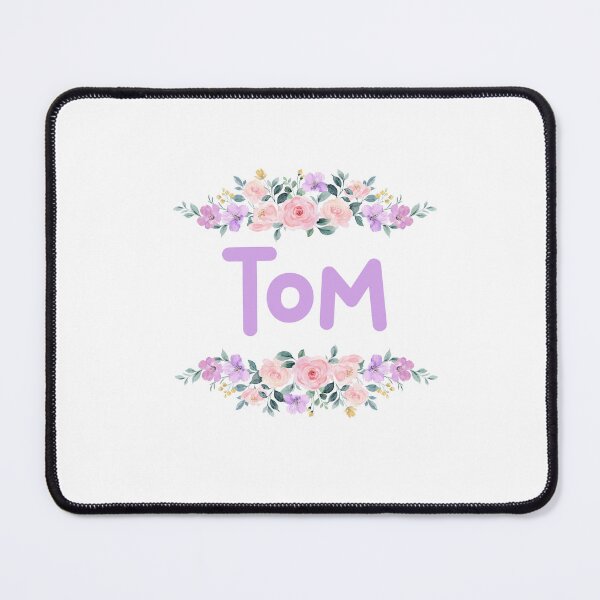 Item preview, Purple Flower Tom Name Label designed and sold by NormadWorld.