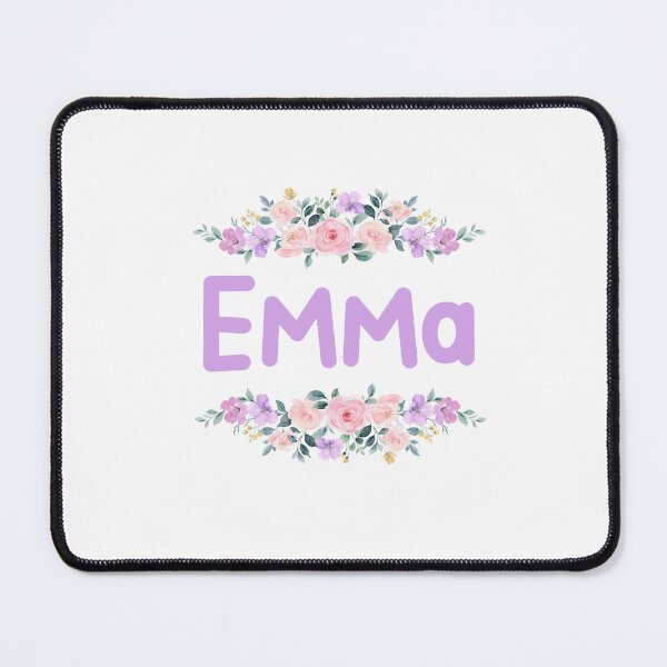 Item preview, Purple Flower Emma Name Label designed and sold by NormadWorld.