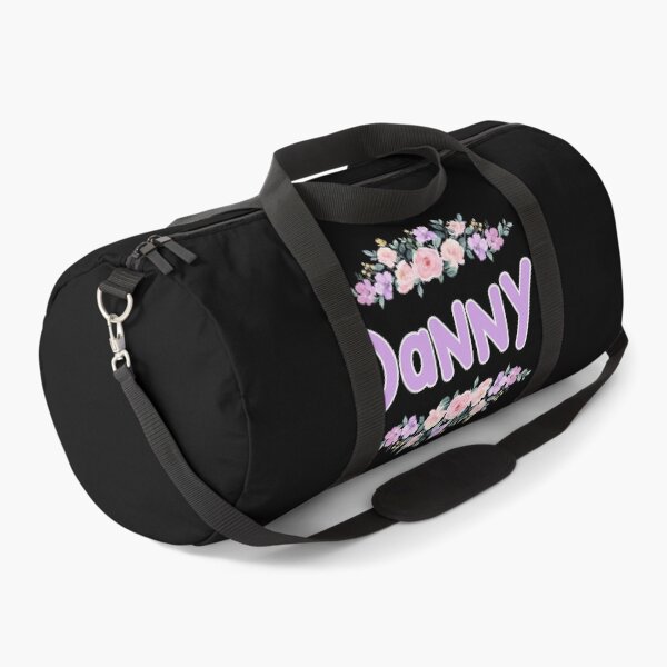 Item preview, Purple Flower Danny Name Label (Black) designed and sold by NormadWorld.