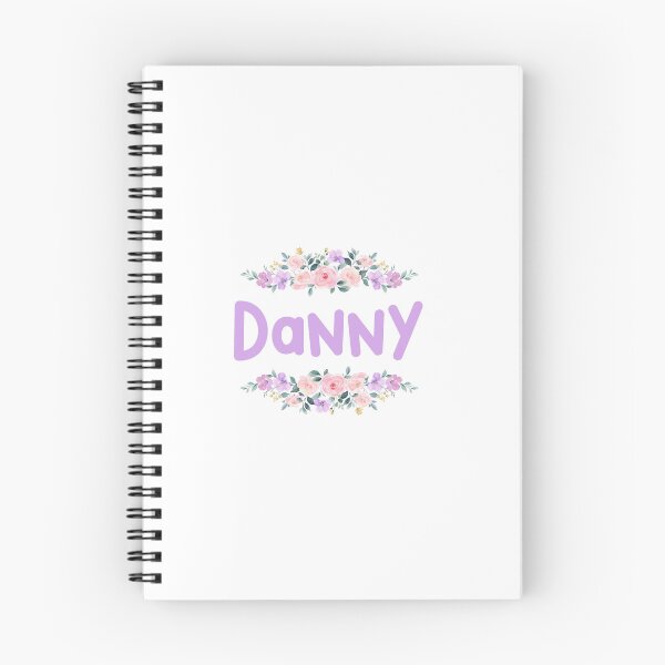 Artikelvorschau, Lila Blumen-Danny-Namensschild entworfen und verkauft von NormadWorld.