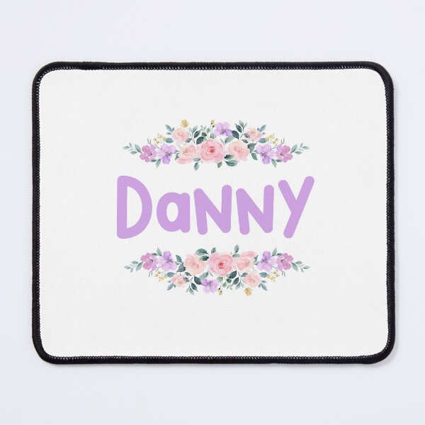 Item preview, Purple Flower Danny Name Label  designed and sold by NormadWorld.