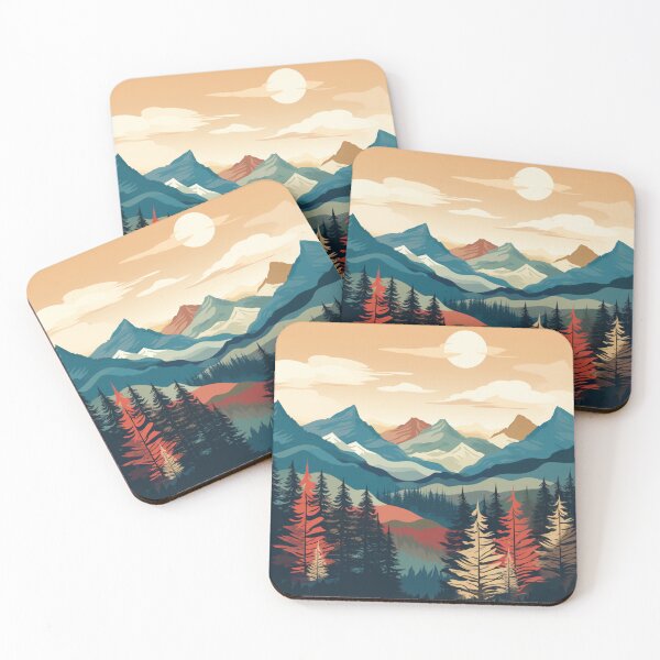 Item preview, Sunset Nature Landscape Pattern designed and sold by NicolasGlowArt.