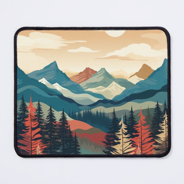 Item preview, Sunset Nature Landscape Pattern designed and sold by NicolasGlowArt.