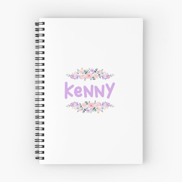 Item preview, Purple Flower Kenny Name Label designed and sold by NormadWorld.