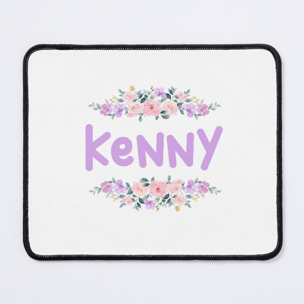 Item preview, Purple Flower Kenny Name Label designed and sold by NormadWorld.