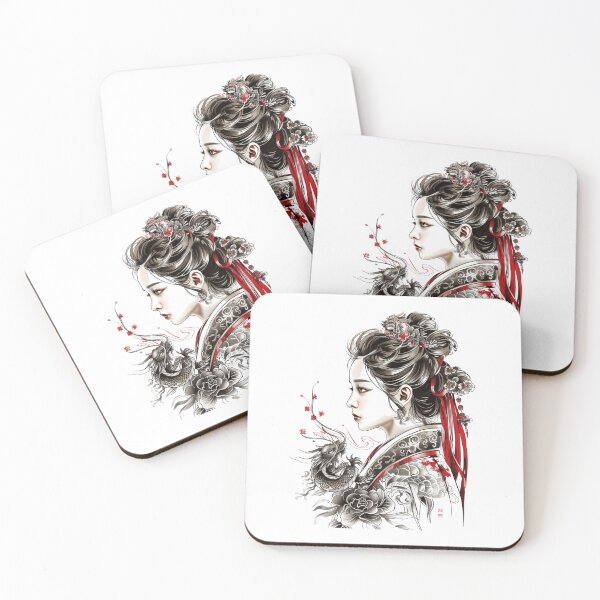 Item preview, Highly Detailed Japanese Tattoo Style Art designed and sold by Lucy Goosy Art.