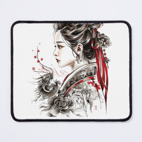 Item preview, Highly Detailed Japanese Tattoo Style Art designed and sold by Lucy Goosy Art.