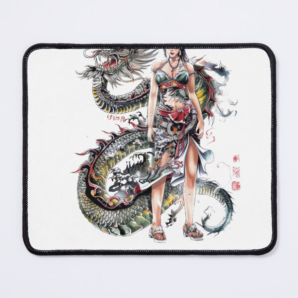 Item preview, Highly Detailed Japanese Tattoo Style Art designed and sold by Lucy Goosy Art.
