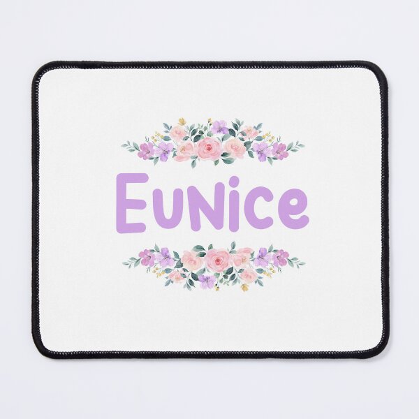 Item preview, Purple Flower Eunice Name Label designed and sold by NormadWorld.
