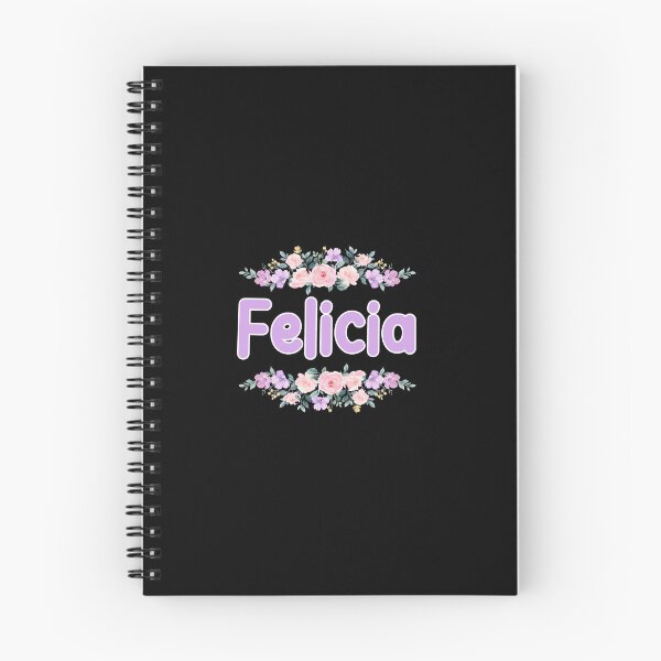 Item preview, Purple Flower Felicia Name Label (Black) designed and sold by NormadWorld.