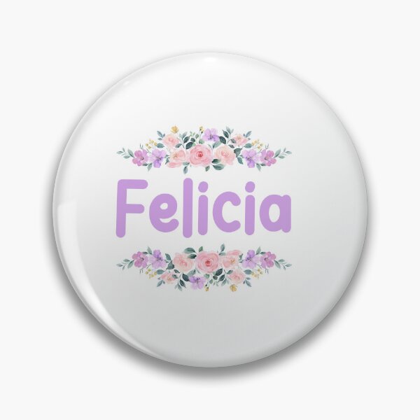Item preview, Purple Flower Felicia Name Label designed and sold by NormadWorld.