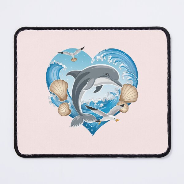 Item preview, Dolphin In Heart designed and sold by Itsheartshop.