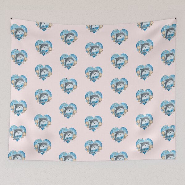 Item preview, Dolphin In Heart designed and sold by Itsheartshop.